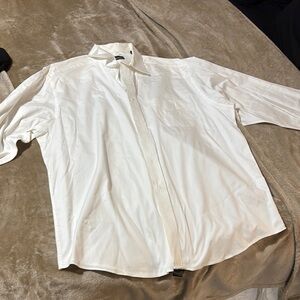 Classic White Button-Up Shirt